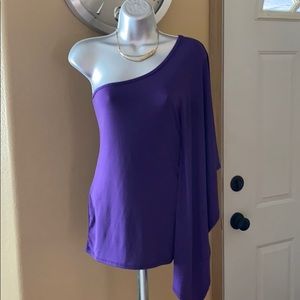 Women’s purple top